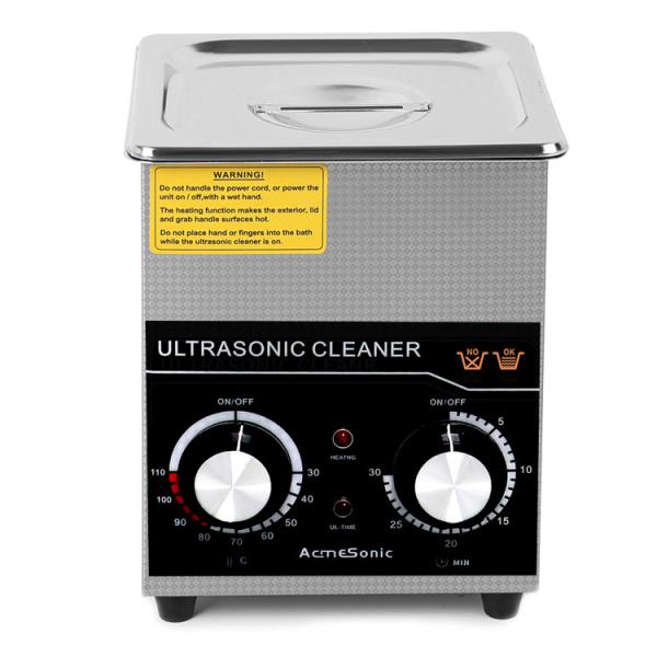 SUS Basket Ultrasonic Cleaner With Hot Water Cleaning 100W Heating Power 160W