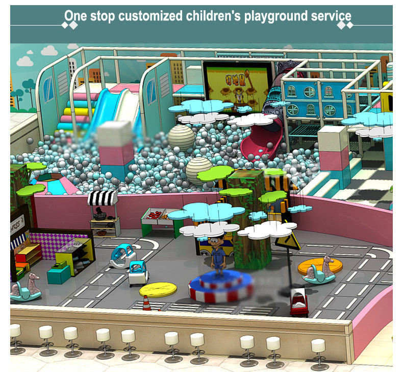 Dreamland soft playground equipment large indoor play structures soft play area equipment