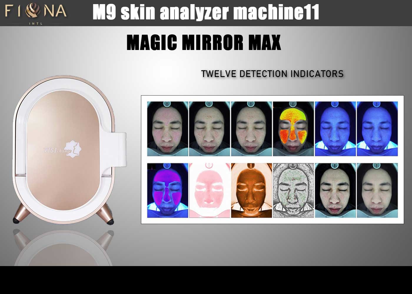 ISO13485 UV PL Light 3d Skin Analyzer With Ipad
