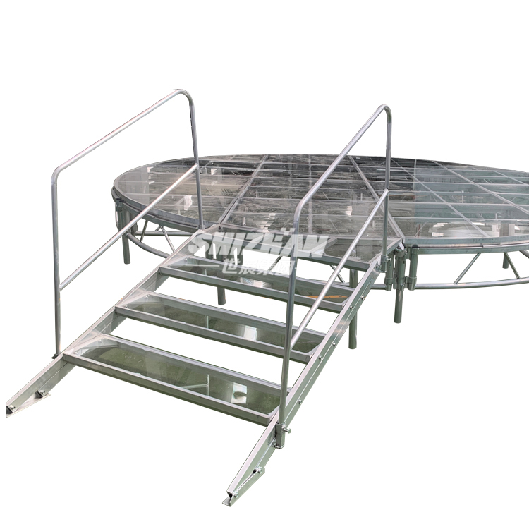 Water Proof Anti Slip Glass Stage Outdoor Indoor Acrylic Stage Platform