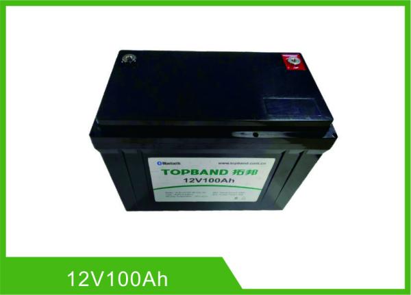 Bluetooth RV Camper Battery 12V 100AH LiFePO4 Heating Film For Camper Van