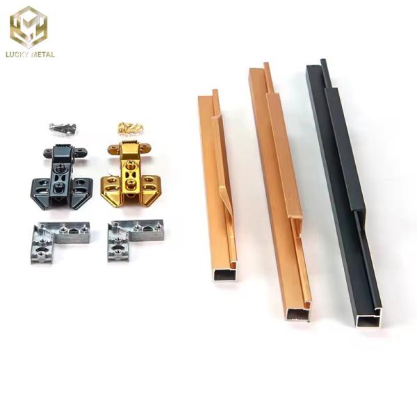 Aluminium Profile For Kitchen Cabinets Wardrobes Profiles Anodized Finish