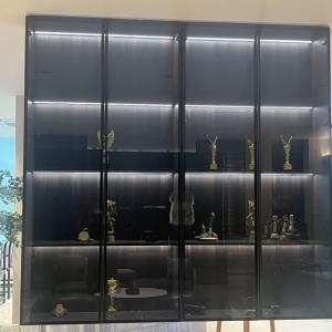 Quality Trophy Glass Showcase Display Hand Cosmetics Store Glass Display Case wholesale