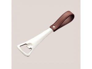 Quality Steel Iron Beer Bottle Opener with leather Strap Material:Stainl,Cool stamped stainless steel blank dog tag real leather wholesale