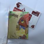 Offset Text Book Printing Services Paperboard Sticker Book Printing For Children