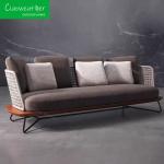 Waterproof Upholstery Cushion Rattan Chair Outdoor Sofa Set Customized Color