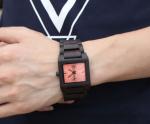 Quartz Bamboo Wooden Wrist Watch Unisex Heart Rate Monitor Watch