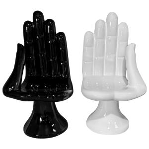 Quality Indoor And Outdoor Fibreglass Leisure Chair Shaped Buddha Hand Chair wholesale