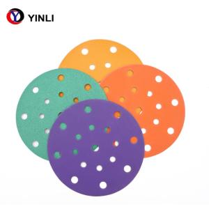 Quality Customized Dry 6in Hook And Loop Sanding Discs Multi Holes For Polishing Car wholesale