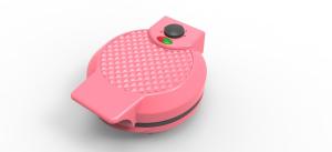 Quality Pink 700W Heart Shaped Waffle Maker Grill With Temperature Control Knob wholesale