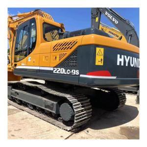 Quality Shanghai Used Hyundai 220 LC 9S with 1.03m3 Bucket Capacity and Original Hydraulic Pump wholesale
