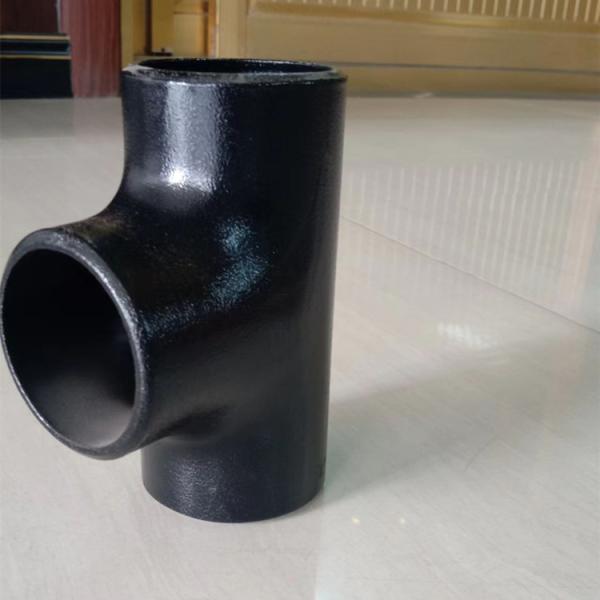 Cheap Sch80 Dn500 Carbon Steel Reducing Tee / ASME Buttweld Fittings A234 WPB for sale