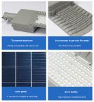 60w Remote Control Solar Powered Garden Street Lights Led Dusk To Dawn Street