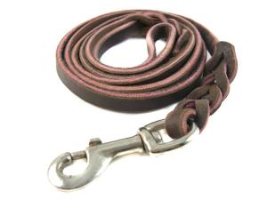 Quality High quality braided rope pet dog collar chain leash dog collars in leather wholesale