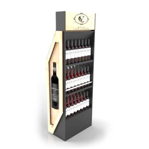 Quality Customized Pretty Design Plywood Display Rack for Store Wooden Wine Display Stand 3 Tier Wood Display Stand wholesale