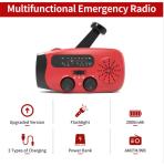 Portable Solar Weather Radio Emergency Earthquake Flashlight
