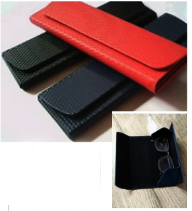 2024 fashionable foldable iron hard spectacles case for optical frame with customize logo
