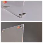 Acrylic Photo Frame with Stand Screws Foot 5x7 inch A4 Picture Display Stand