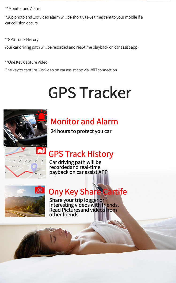 4G 3inch Android 8.1 ADAS Dual Micro Dvr Dash Cam With DVR System 128G 24H
