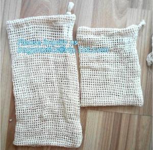 Quality travel Cotton Reusable Net Shopping Tote String Bag Organizer, Sturdy Mesh Produce Bag,Washable Mesh Storage Fruit Veget wholesale