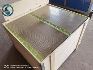 Quality Wrapped Ss 304 Wedge Wire Screen Panel For Industrial Filtration wholesale