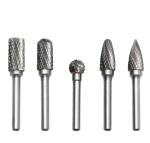 Brazed Double Cut Rotary Files Carbide Burrs Set 50000RPM