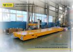 Steel Pallet Transfer Carts Railroad Handling Vehicle Motor Trackless Flat Dolly