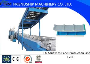 China Continuously Automatic PU Sandwich Panel Production Line Two Tanks on sale