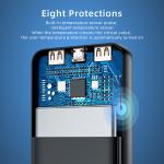 Quick Charge Mobile Power Bank Waterproof 20000mAh CE RoHS Certified