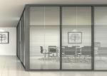 Modern Office Commercial Glass Partitions Aluminum Interior Glass Wall Partition