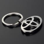 Car Logo Keychain Alloy 3D Key Chain Metal Pendant Holder Key Ring