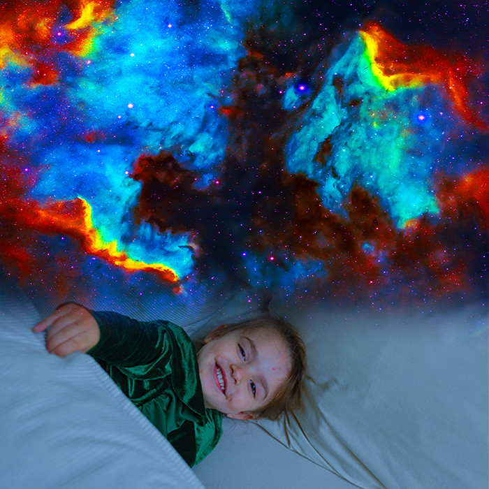 Practical Nebula Planetarium Galaxy Night Light Projector Multipurpose