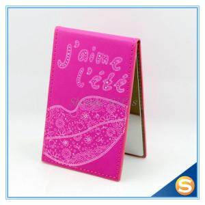 Quality Wholesale One Way Small Hand Square Leather Cosmetic Mirror wholesale