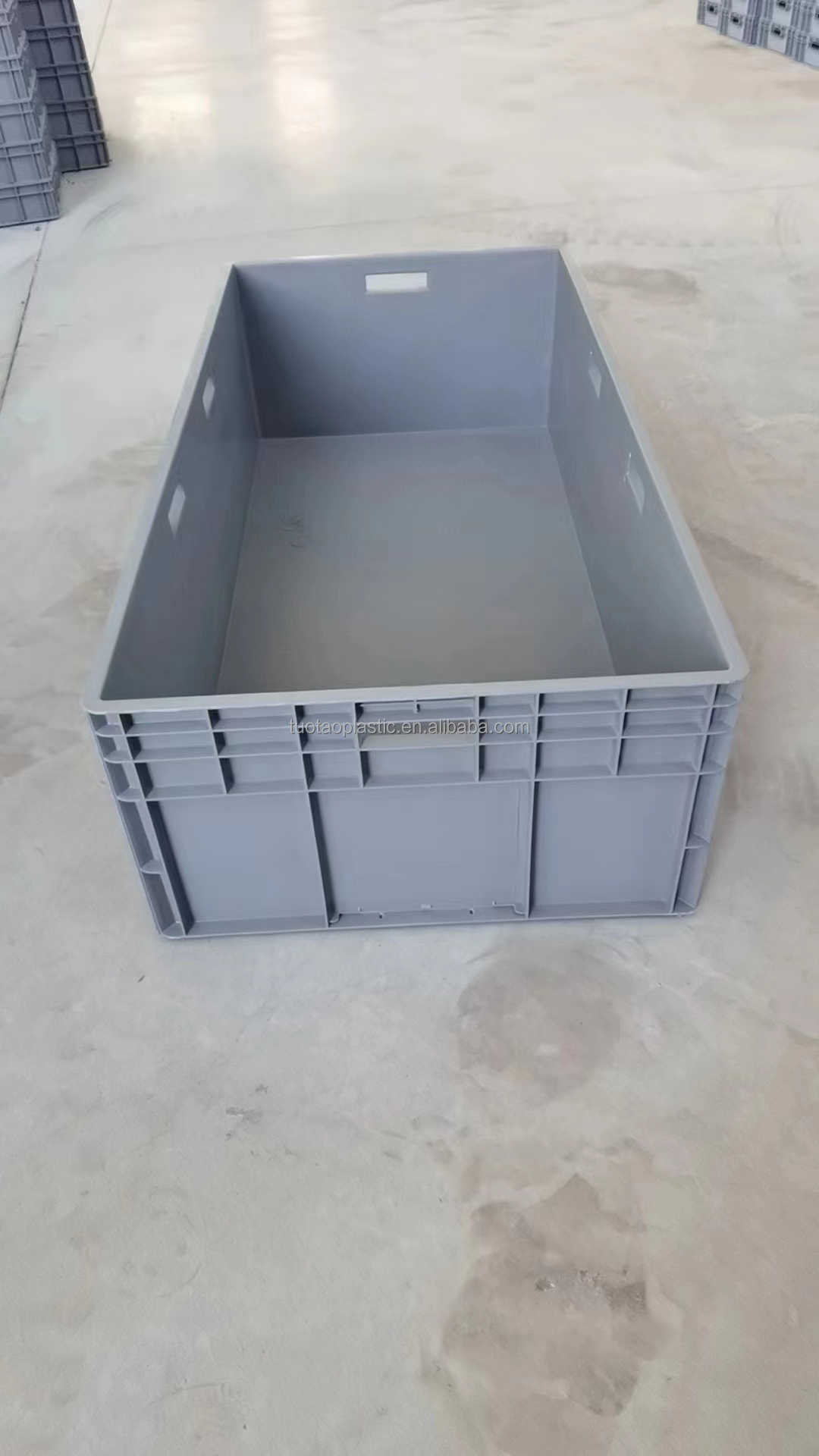 1200x600mm EU Crate PP Plastic Solid Box Style Rectangle Shape for Packaging Foldable NO