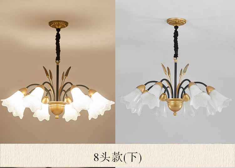 American rural living room modern creative simple dining room wheat chandelier(WH-CI-162)