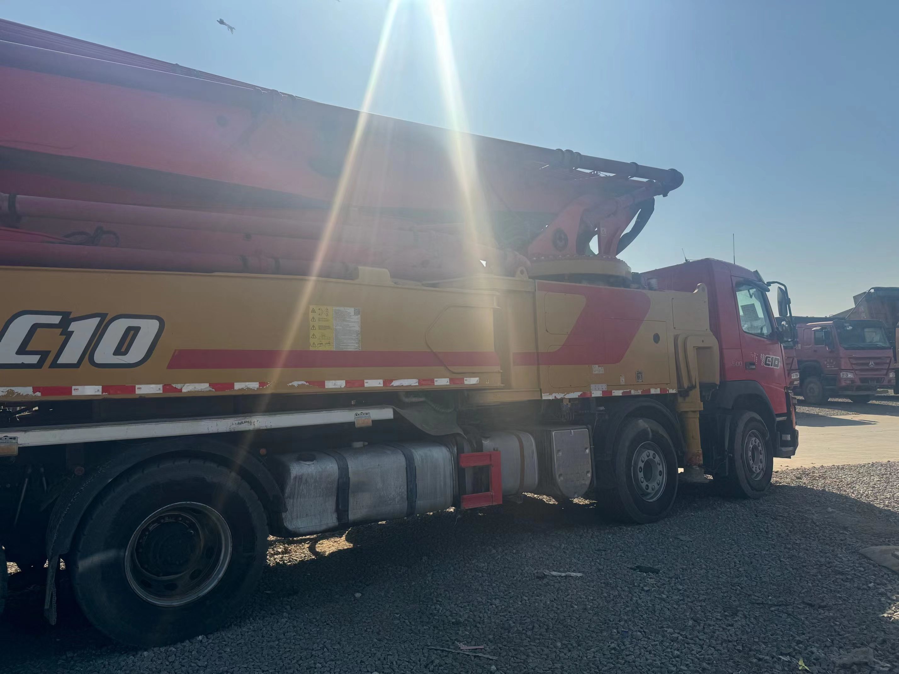 2020 Sany Heavy Industry 62m concrete pump truck installed with Mercedes-Benz chassis