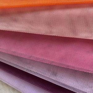 Quality 100% Nylon 40D Hexagons Organza Tulle Rolls 60 Inch 72 Inch Wide Tulle wholesale