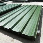 Blue Color Coated Roofing Sheet Corrugated Steel Ceiling Material