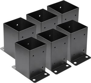 Quality Log Cabin Outdoor Post Brackets in Steel with ROHS Certificate and Powder Coating wholesale