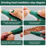 155mm/162mm Handmade Jewelry Tools Electric Grinder Jewelry Polishing Tools