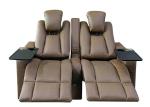 Reclining 2 Seat Movie Theater Couches With Cup Holder
