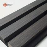 Black Acoustic Wood Slat Panels for Stylish Sound Control in Any Environment