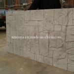 Yellow / Gold Fireproof Aston Mineral Fiber Stone Wall Panel for Building