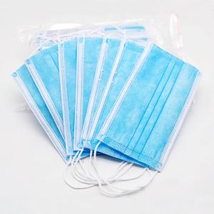 Quality One Off Medical Grade Face Mask Anti Virus Self Protection 3 Layer wholesale