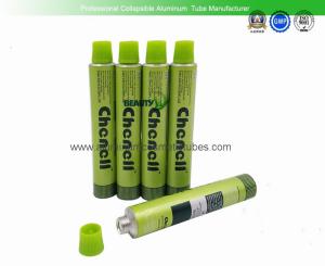 Quality Hair Dye Cream Aluminum Collapsible Tubes 20ml Volume 100mm Length With Screw Caps wholesale