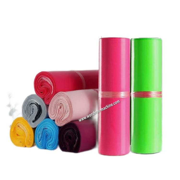 Single Lane Fully Automatic Tamper-Proof Courier Mailing Bags Making Machine