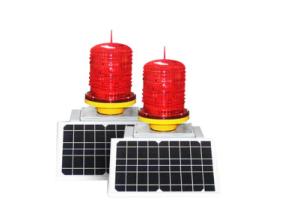 Quality Low Intensity Solar Powered Aircraft Warning Lights 360 Degree Beam Angle wholesale