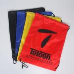 Polyester fabric backpack pockets 20*25cm colorful logo customized