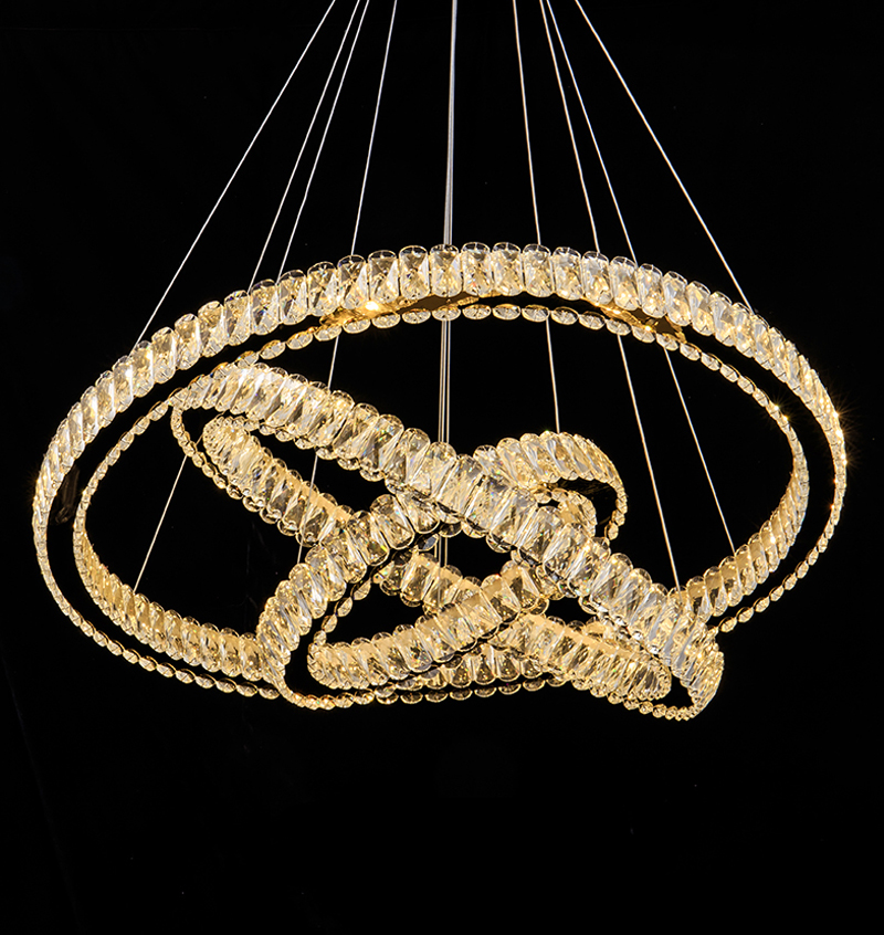 Luxury Led Living Room Chandelier Modern Creative Staircase Lamp nordic chandelier(WH-CY-234)