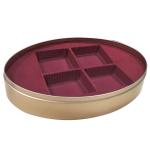 Oval Shape 0.24mm Tinplate Food Tin Box For Chocolate Packing